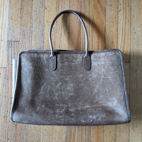 Vintage Coach Standard Tote №9680 in Putty - Picture 2 of 4